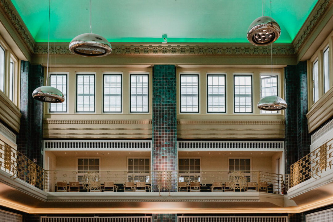 Deckenbeleuchtung im KWB im Stadtpalais Köln