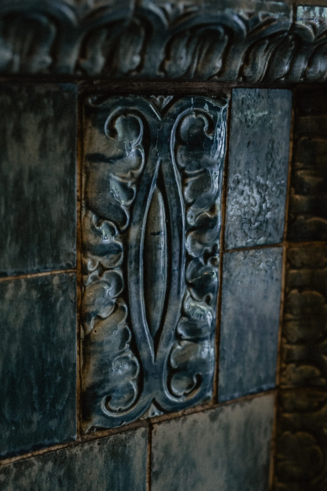 Historische Fliese im KWB Stadtpalais Köln