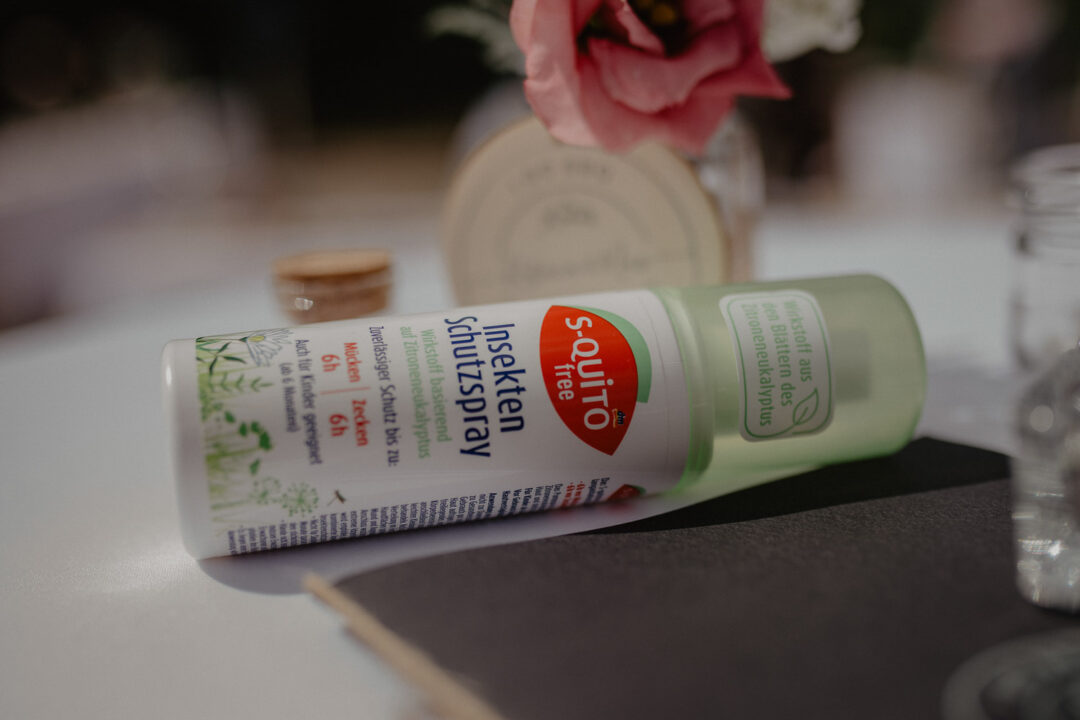 Insektenschutz als Tischdetail