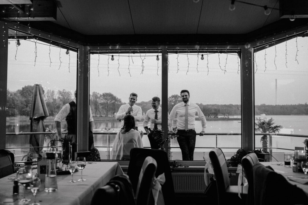 Hochzeitsrede mit Blick auf die Nordsee